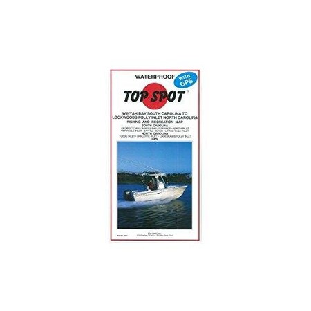 Top Spot Map Winyah Bay SC To Lockwoods Folly Inlet NC N237